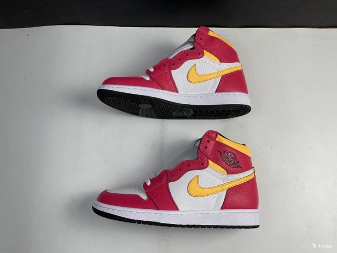 Cheap TBK OGLight Red Air High Jordan 1 555088-603 Fusion 0808